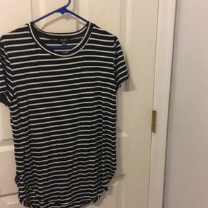 Casual black/white top